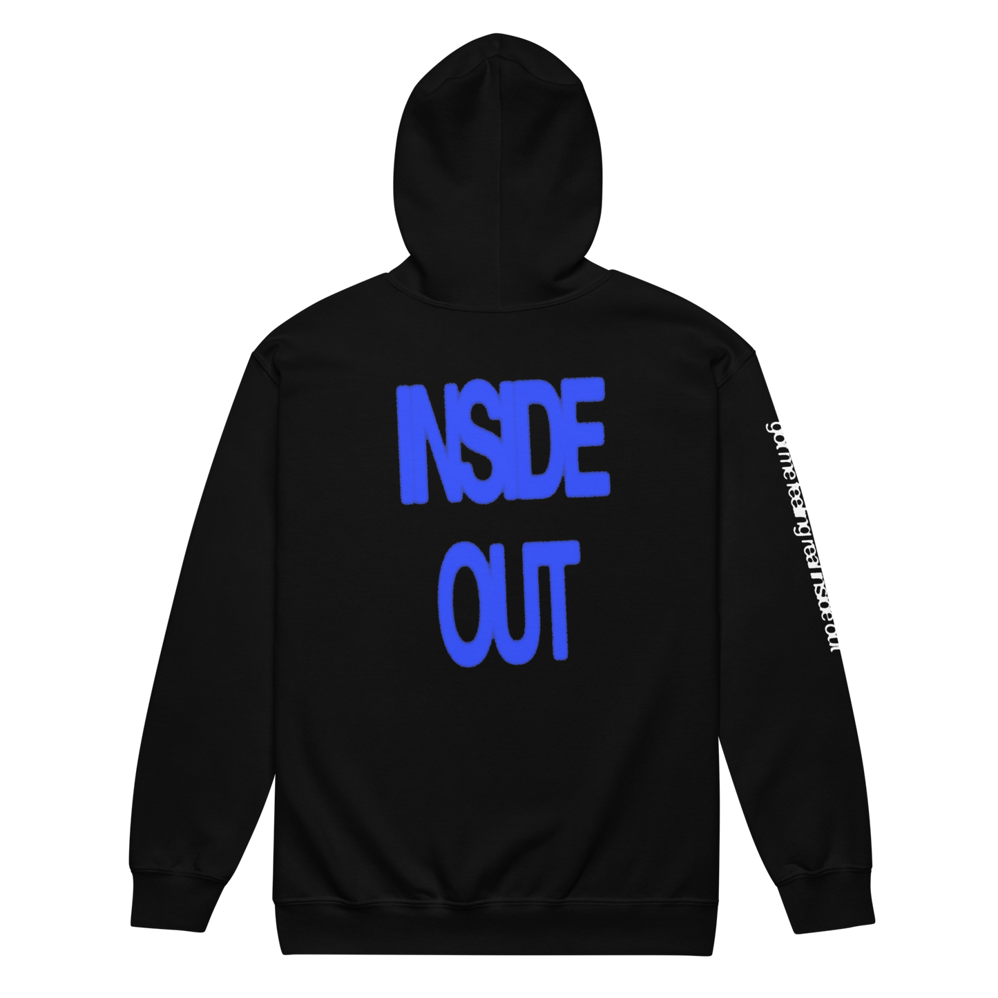 INSIDE OUT zip hoodie