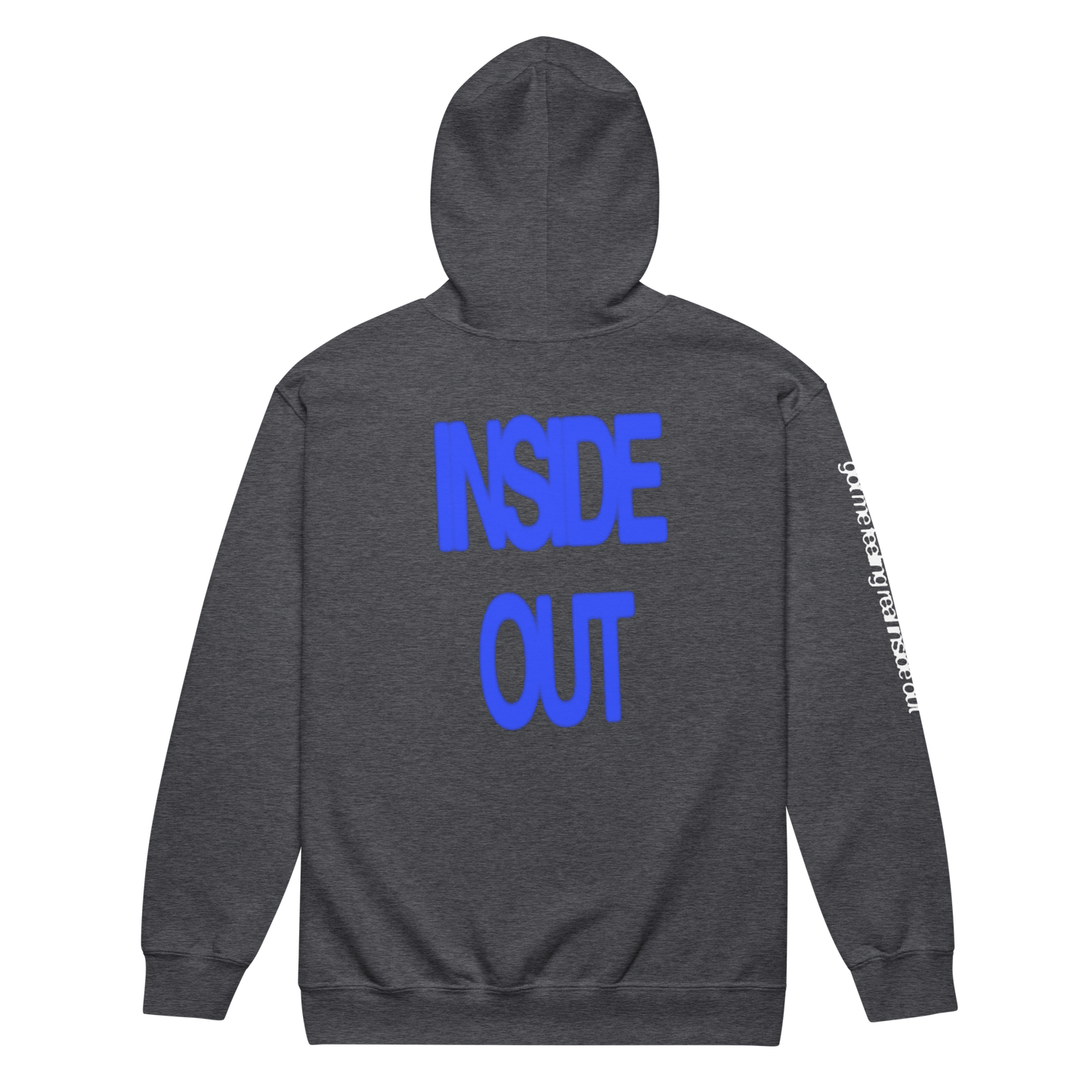 INSIDE OUT zip hoodie