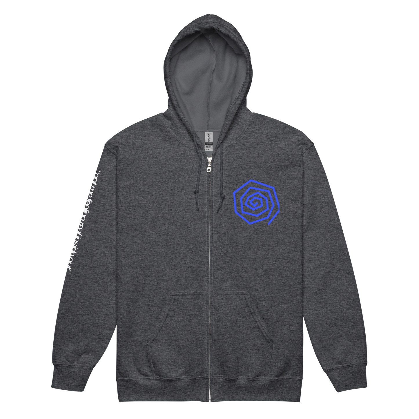 INSIDE OUT zip hoodie